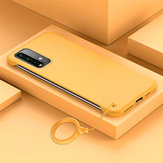 Custodia Plastica Rigida Cover Opaca YK4 per Xiaomi Redmi Note 9 4G Giallo