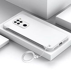 Custodia Plastica Rigida Cover Opaca YK4 per Xiaomi Redmi Note 9 Bianco