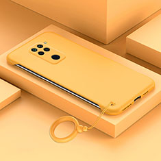 Custodia Plastica Rigida Cover Opaca YK4 per Xiaomi Redmi Note 9 Giallo