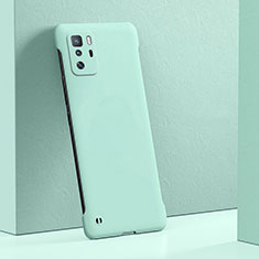 Custodia Plastica Rigida Cover Opaca YK5 per Xiaomi Poco X3 GT 5G Ciano