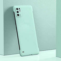 Custodia Plastica Rigida Cover Opaca YK5 per Xiaomi Redmi Note 10 5G Ciano
