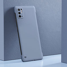 Custodia Plastica Rigida Cover Opaca YK5 per Xiaomi Redmi Note 10T 5G Grigio Lavanda