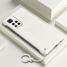 Custodia Plastica Rigida Cover Opaca YK5 per Xiaomi Redmi Note 11 Pro+ Plus 5G Bianco