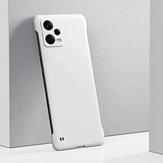 Custodia Plastica Rigida Cover Opaca YK5 per Xiaomi Redmi Note 12 5G Bianco