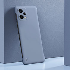 Custodia Plastica Rigida Cover Opaca YK5 per Xiaomi Redmi Note 12 5G Grigio Lavanda