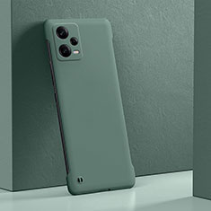 Custodia Plastica Rigida Cover Opaca YK5 per Xiaomi Redmi Note 12 5G Verde