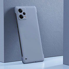 Custodia Plastica Rigida Cover Opaca YK5 per Xiaomi Redmi Note 12 Pro 5G Grigio Lavanda