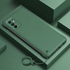 Custodia Plastica Rigida Cover Opaca YK6 per Xiaomi Redmi Note 10 5G Verde Notte
