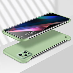 Custodia Plastica Rigida Cover Opaca YK7 per Oppo Find X3 Pro 5G Verde