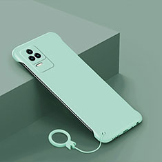 Custodia Plastica Rigida Cover Opaca YK7 per Xiaomi Poco F4 5G Ciano