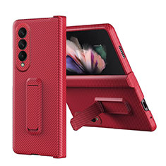 Custodia Plastica Rigida Cover Opaca ZL1 per Samsung Galaxy Z Fold3 5G Rosso