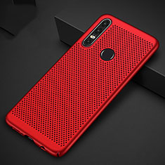 Custodia Plastica Rigida Cover Perforato P01 per Huawei P30 Lite Rosso