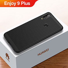 Custodia Plastica Rigida Cover Perforato per Huawei Enjoy 9 Plus Nero