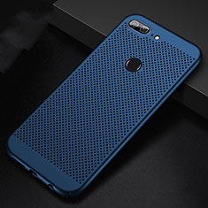 Custodia Plastica Rigida Cover Perforato per Huawei Honor 9 Lite Blu