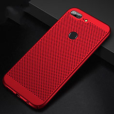 Custodia Plastica Rigida Cover Perforato per Huawei Honor 9 Lite Rosso