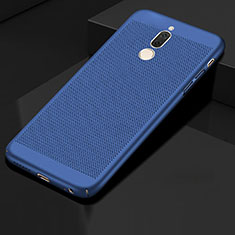 Custodia Plastica Rigida Cover Perforato per Huawei Mate 10 Lite Blu