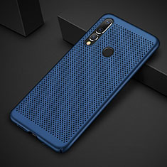 Custodia Plastica Rigida Cover Perforato per Huawei Nova 4e Blu