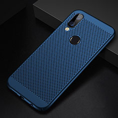 Custodia Plastica Rigida Cover Perforato per Huawei P20 Lite Blu