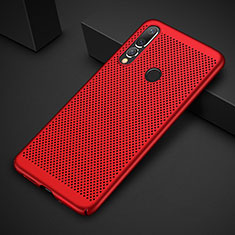 Custodia Plastica Rigida Cover Perforato per Huawei P30 Lite Rosso