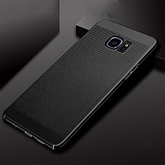 Custodia Plastica Rigida Cover Perforato per Samsung Galaxy S7 Edge G935F Nero