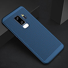 Custodia Plastica Rigida Cover Perforato per Samsung Galaxy S9 Plus Blu