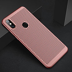 Custodia Plastica Rigida Cover Perforato per Xiaomi Mi A2 Lite Oro Rosa