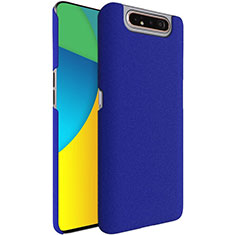 Custodia Plastica Rigida Cover Sabbie Mobili per Samsung Galaxy A80 Blu