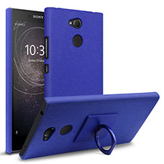 Custodia Plastica Rigida Cover Sabbie Mobili per Sony Xperia L2 Blu