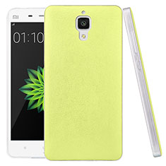 Custodia Plastica Rigida In Pelle per Xiaomi Mi 4 LTE Verde