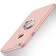 Custodia Plastica Rigida Opaca con Anello Supporto per Apple iPhone 6 Rosa