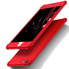 Custodia Plastica Rigida Opaca Fronte e Retro 360 Gradi M01 per Apple iPhone 6 Plus Rosso