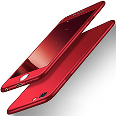 Custodia Plastica Rigida Opaca Fronte e Retro 360 Gradi per Apple iPhone 6 Plus Rosso