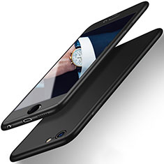 Custodia Plastica Rigida Opaca Fronte e Retro 360 Gradi per Apple iPhone 6S Nero