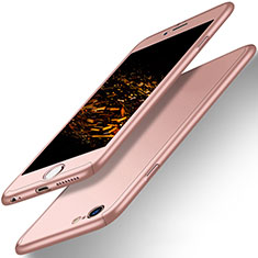 Custodia Plastica Rigida Opaca Fronte e Retro 360 Gradi per Apple iPhone 6S Plus Oro Rosa