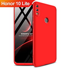 Custodia Plastica Rigida Opaca Fronte e Retro 360 Gradi per Huawei Honor 10 Lite Rosso