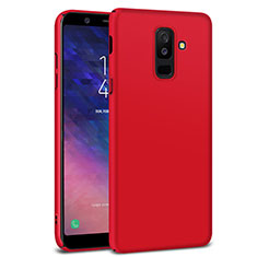 Custodia Plastica Rigida Opaca M02 per Samsung Galaxy A6 Plus Rosso