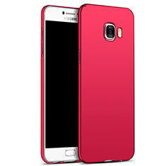 Custodia Plastica Rigida Opaca M05 per Samsung Galaxy C7 SM-C7000 Rosso