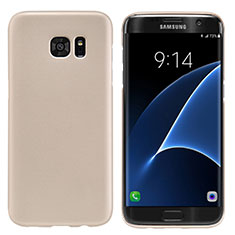 Custodia Plastica Rigida Opaca M10 per Samsung Galaxy S7 Edge G935F Oro