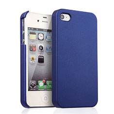 Custodia Plastica Rigida Opaca per Apple iPhone 4 Blu