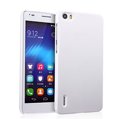 Custodia Plastica Rigida Opaca per Huawei Honor 6 Bianco