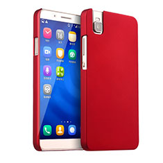 Custodia Plastica Rigida Opaca per Huawei Honor 7i shot X Rosso