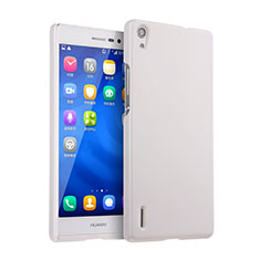 Custodia Plastica Rigida Opaca per Huawei P7 Dual SIM Bianco