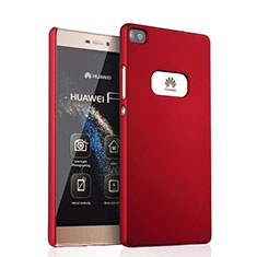 Custodia Plastica Rigida Opaca per Huawei P8 Rosso