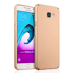 Custodia Plastica Rigida Opaca per Samsung Galaxy A7 (2016) A7100 Oro
