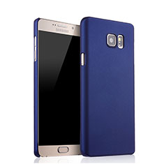 Custodia Plastica Rigida Opaca per Samsung Galaxy Note 5 N9200 N920 N920F Blu