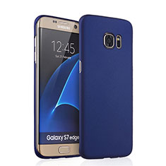 Custodia Plastica Rigida Opaca per Samsung Galaxy S7 Edge G935F Blu