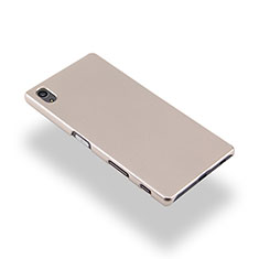 Custodia Plastica Rigida Opaca per Sony Xperia Z5 Premium Oro