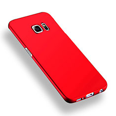 Custodia Plastica Rigida Opaca Q02 per Samsung Galaxy S6 Edge+ Plus SM-G928F Rosso