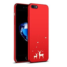 Custodia Plastica Rigida Renna per Apple iPhone 8 Rosso