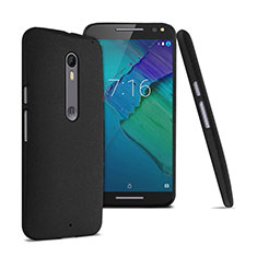 Custodia Plastica Rigida Sabbie Mobili per Motorola Moto X Style Nero